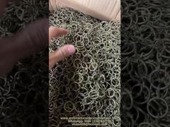 দেখুন কেন তামার চেইন রিং জাল পর্দা অভ্যন্তরীণ ড্রেপারি 10 মিমি চয়ন করুন