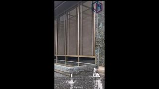 আউটডোর আলংকারিক ধাতু বোনা জাল পর্দা