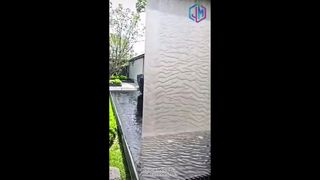 অন্দর এবং বহিরঙ্গন উভয় অ্যাপ্লিকেশনের জন্য জল পর্দা