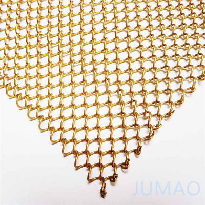 অ্যালুমিনিয়াম খাদ ধাতু জাল পর্দা drapery 8mm গর্ত কাস্টমাইজড