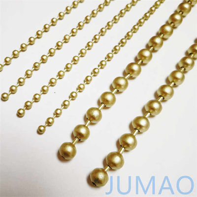 সজ্জিত ধাতব মণির বল পর্দা চেইন 3mm-12mm