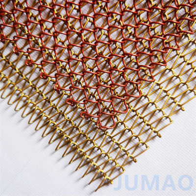 ডায়মন্ড হোল মেটাল জাল পর্দা কালো জন্য ক্লাব স্পেস বিভাজক 1.2mm