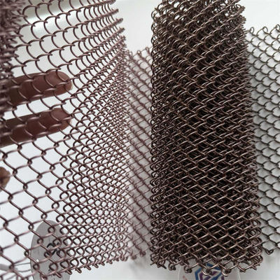 স্টেইনলেস স্টীল মেটাল জাল সিলিং বিভিন্ন আকারের 0.8 মিমি থেকে 3 মিমি টেকসই স্টাইলিশ সিলিং জন্য