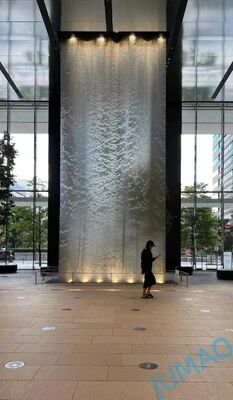 নমনীয় জল জাল পর্দা স্পেস জন্য হালকা নির্মাণ