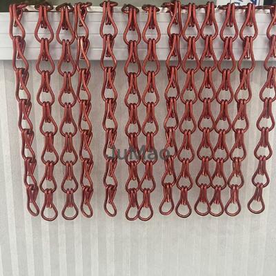 বাণিজ্যিক এবং শিল্পকারখানার জন্য অ্যালুমিনিয়াম চেইন পর্দা অ্যালুমিনিয়াম মেটাল পর্দা স্টেইনলেস স্টিল বহুমুখী আলংকারিক পর্দা